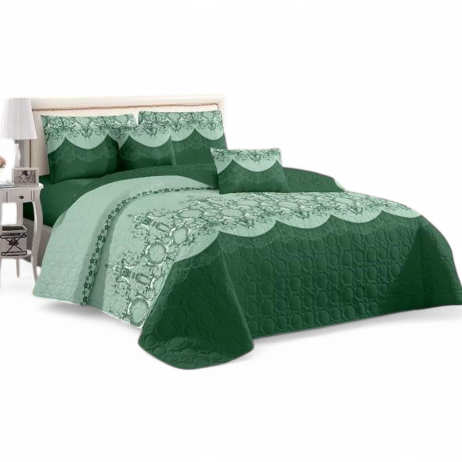 Cubrecama De Verano 1.5 Plazas Quilt + 1 Funda De Almohada Cobertor Delgado Qvr1-86 image number 0.0