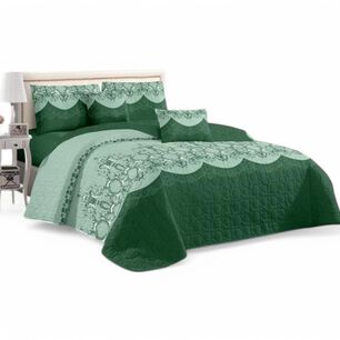 Cubrecama De Verano 1.5 Plazas Quilt + 1 Funda De Almohada Cobertor Delgado Qvr1-86