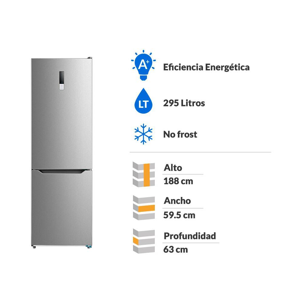 Refrigerador Bottom Freezer Midea MRFI-3000G400RW / No Frost / 295 Litros image number 1.0
