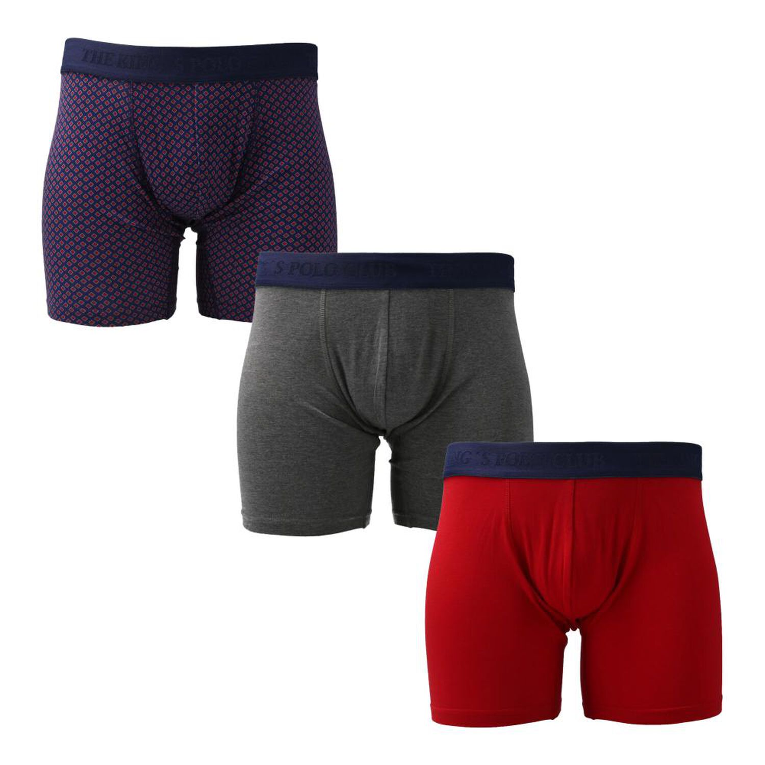 Pack Boxer Cl&aacute;sico Hombre The King's Polo Club / 3 Unidades image number 0.0