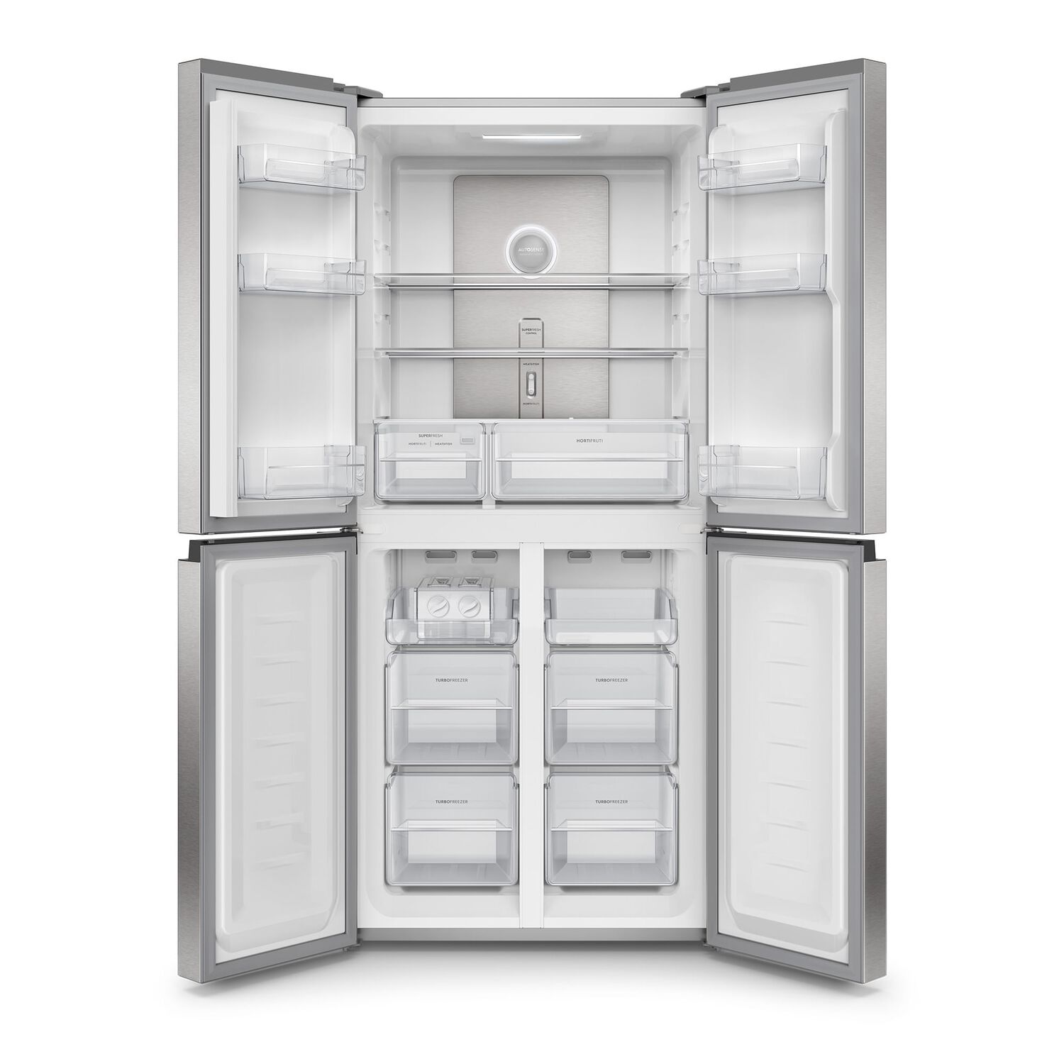 Refrigerador 420l No Frost Multidoor Inverter Dq79su Inox image number 4.0