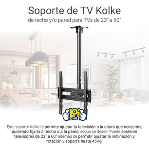 Soporte De Techo O Pared Para Tv Kolke 23&rdquo; A 60&rdquo; Giro 360&deg;
