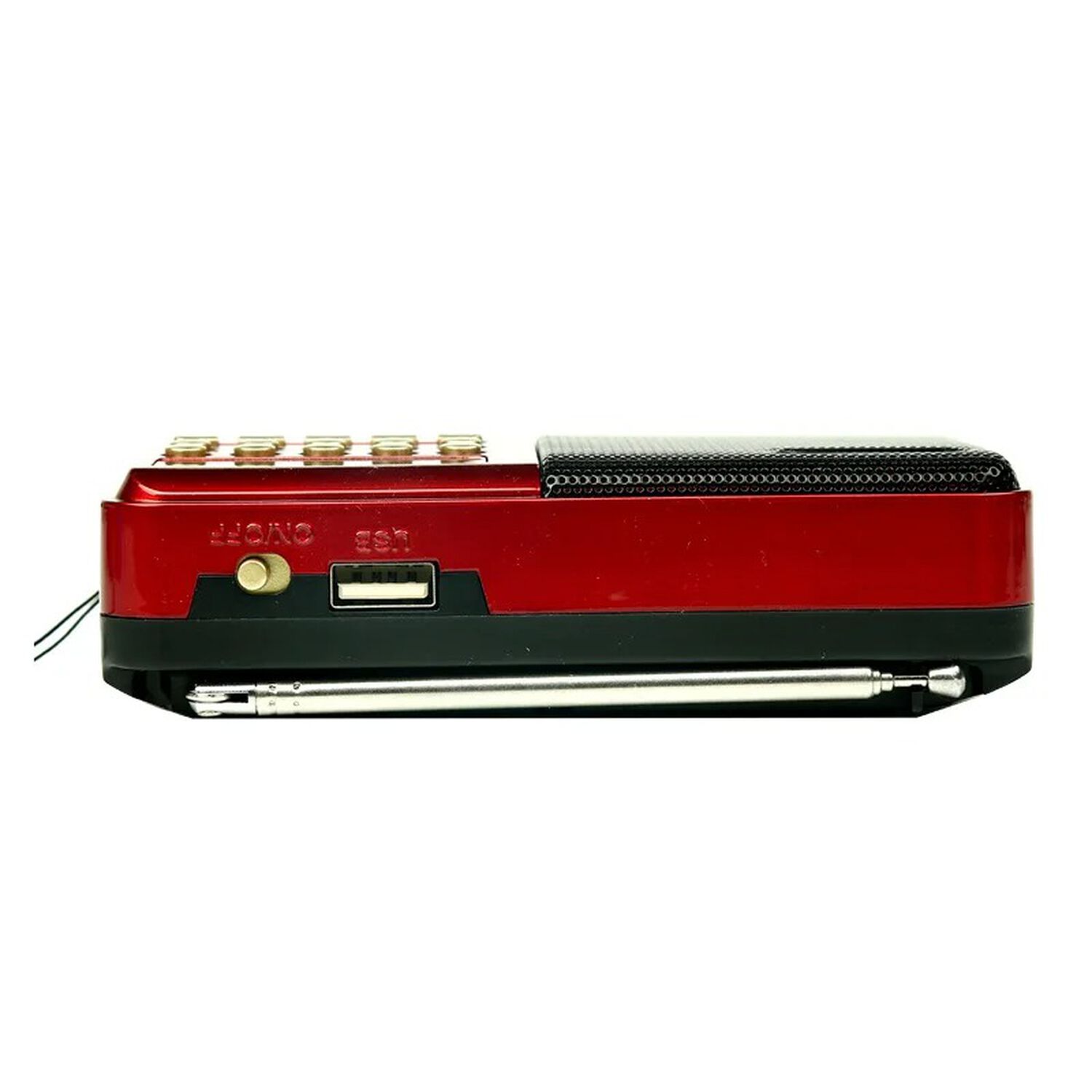 Radio Portatil Reproductor De Radio Fm Am Recargable Usb, Micro Sd, Mp3. image number 4.0