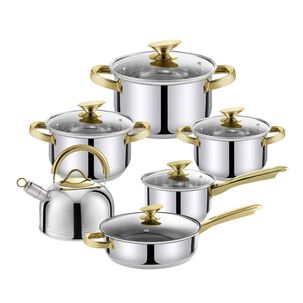 Bater&iacute;a 12 Piezas Acero Inoxidable Viena