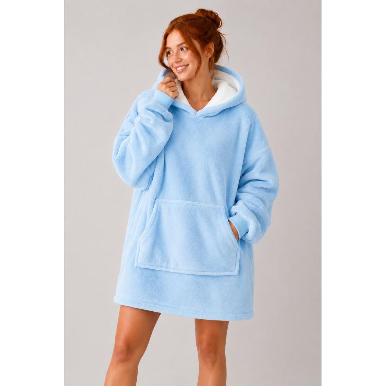 Poleron Felpa Capucha Manta Polar Invierno Unisex Talla Unic image number 45.0