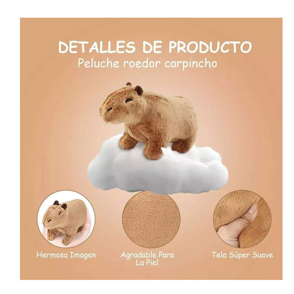Muñeco Capibara Peluche Lindo Juguete Kawaii image number 1.0