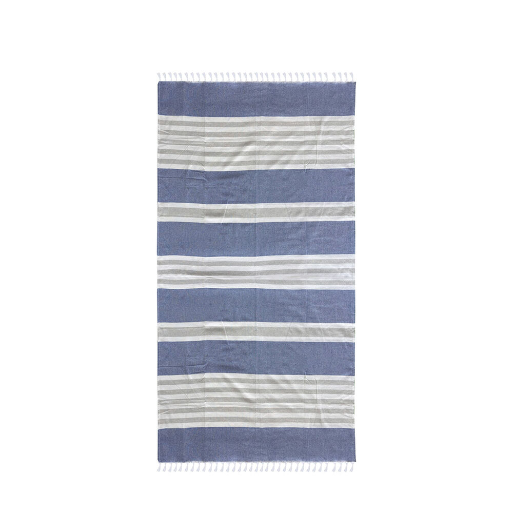 Toalla Turca Ceren Azul Beige image number 2.0