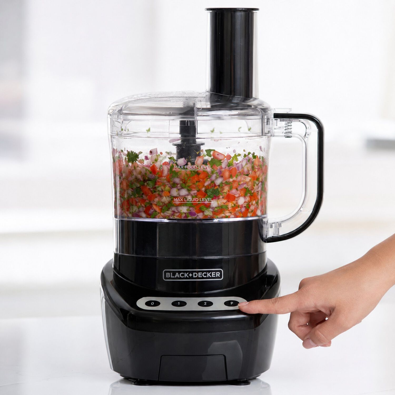 Procesador De Alimentos Black + Decker Fp4200b-cl Power Pro image number 5.0