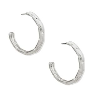 Aros Tipo Argollas Anne Klein Plateado Mujer 01g00766