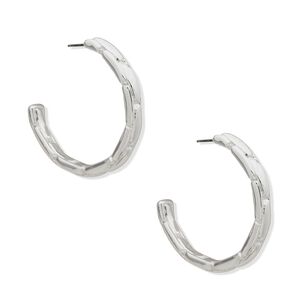 Aros Tipo Argollas Anne Klein Plateado Mujer 01g00766