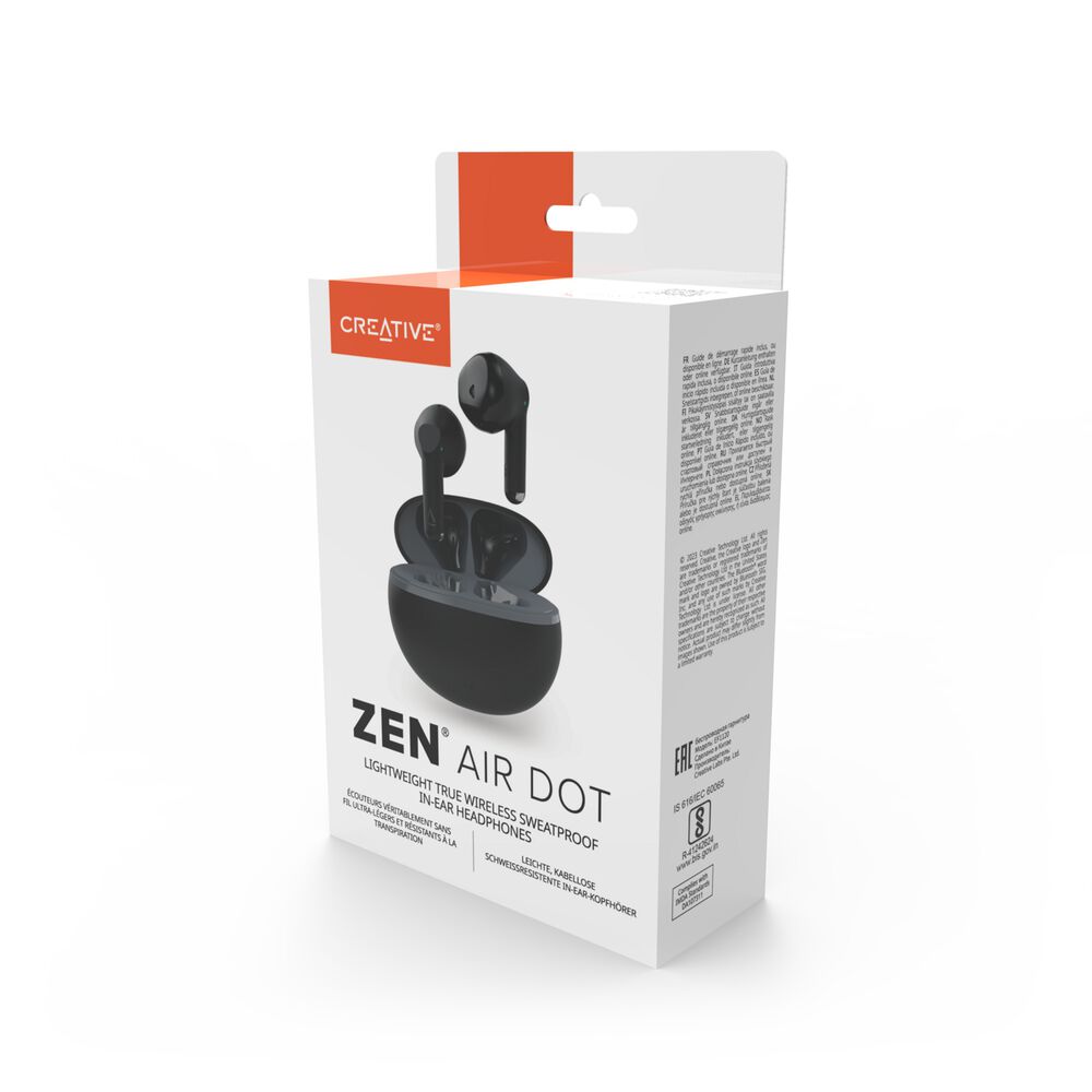 Audifonos Tws Creative Zen Air Dot Ipx4 Bt 5.3 image number 3.0