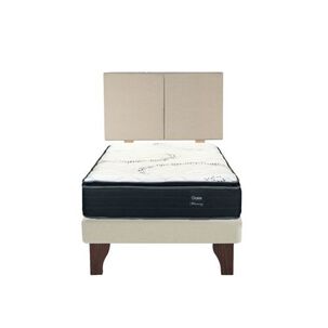 Cama Europea 1 Plaza 190 Plus Respaldo Everest