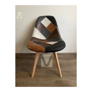 Silla Patchwork Vintage Ecocuero