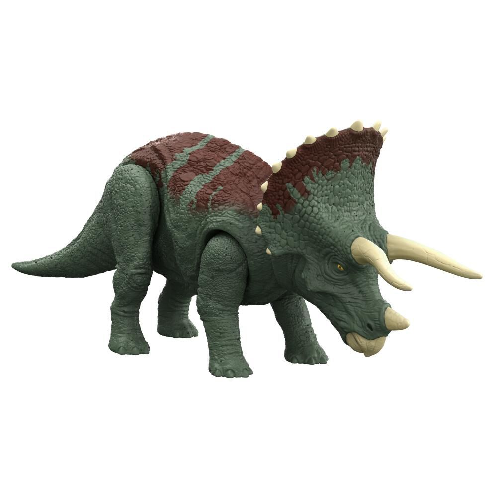 Figura De Acción Jurassic World Triceratops. Ruge Y Ataca image number 0.0