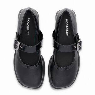 Zapato Mary Jane Mujer Negro Francisca Piccadilly