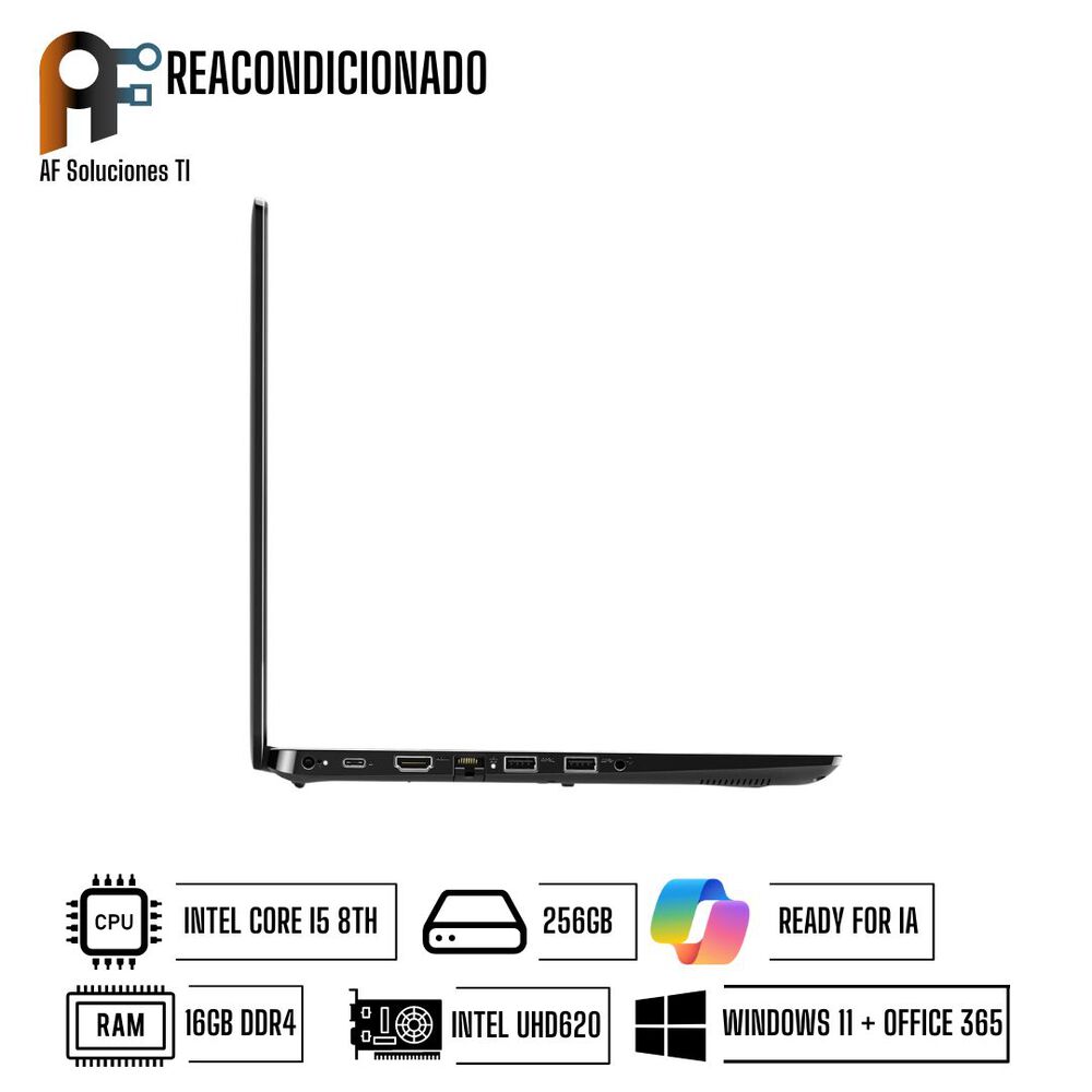 Notebook Dell Latitude 5400 (i5 8th - 16gb - 256gb)(windows 11 + Office 365) Reacondicionado A image number 7.0