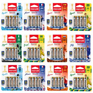 Pack 48 Pilas Alcalinas Aa 1,5v Leyendas Blister 4uds.