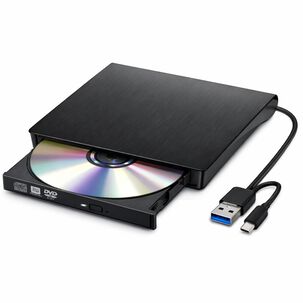 Grabador Y Lector Externo De Cd/dvd Dual Usb / Usb-c Rd12x