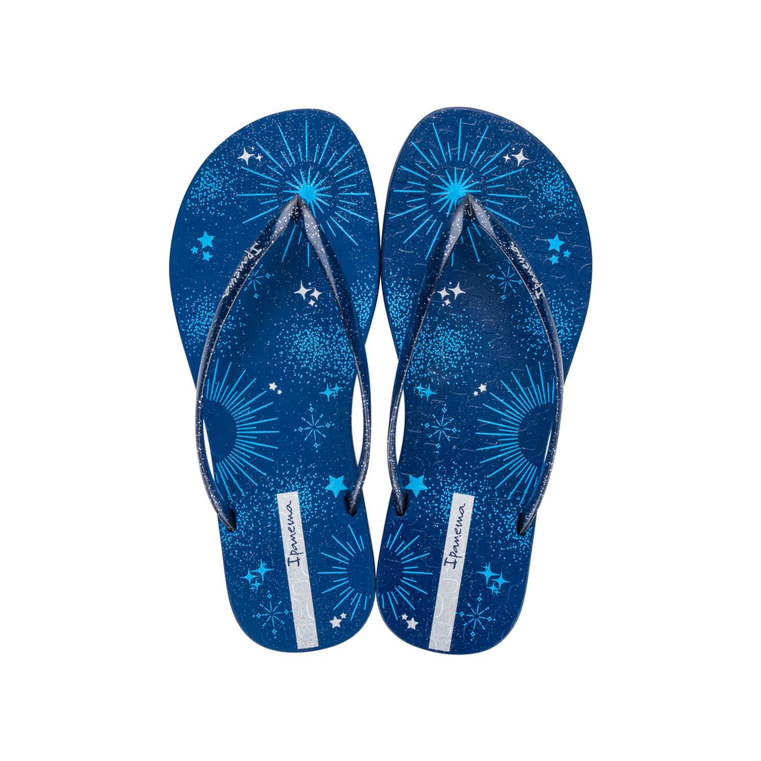 Sandalia Mujer Azul/glitter Easy Mais Ipanema image number 0.0