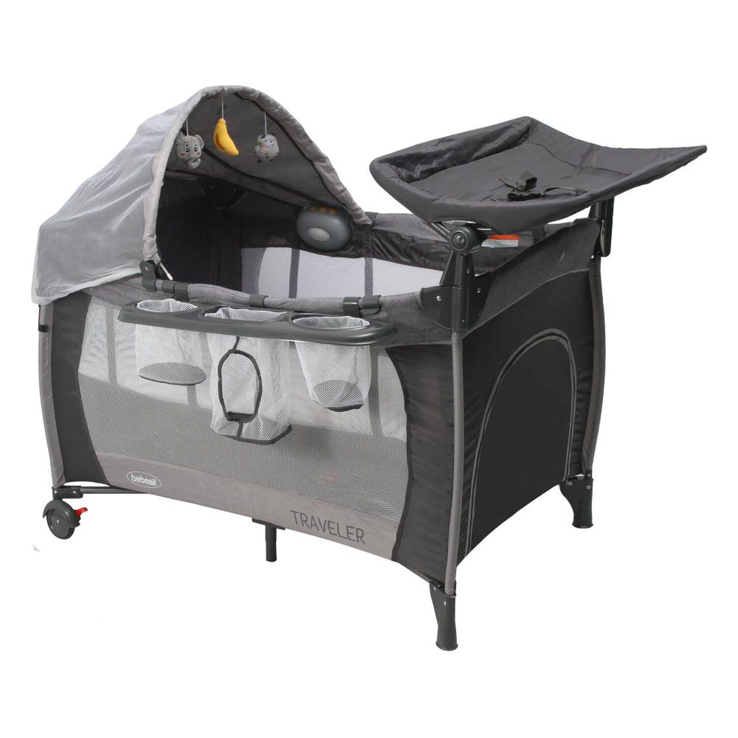 Cuna Pack And Play Bebesit Traveler Gris image number 0.0