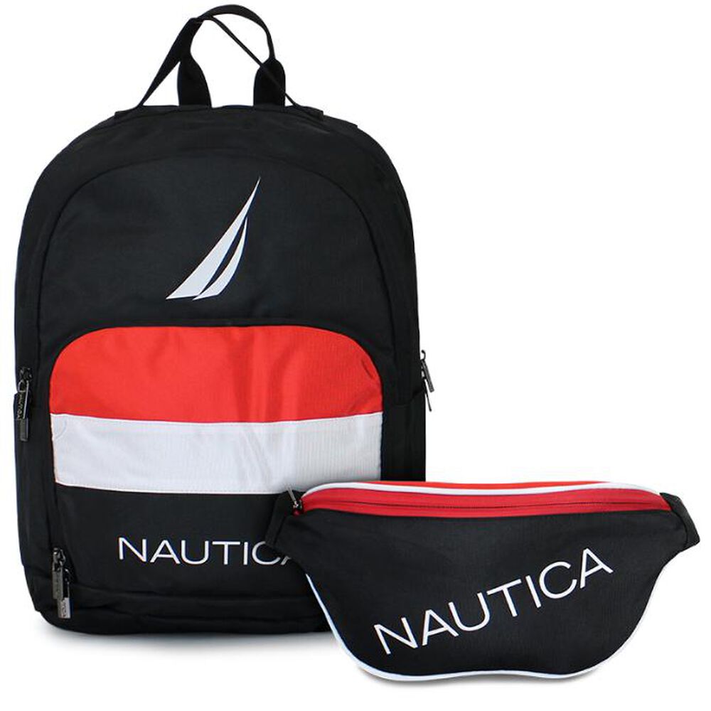 Mochila Pólux + Banano Kappa Negro Nautica image number 0.0