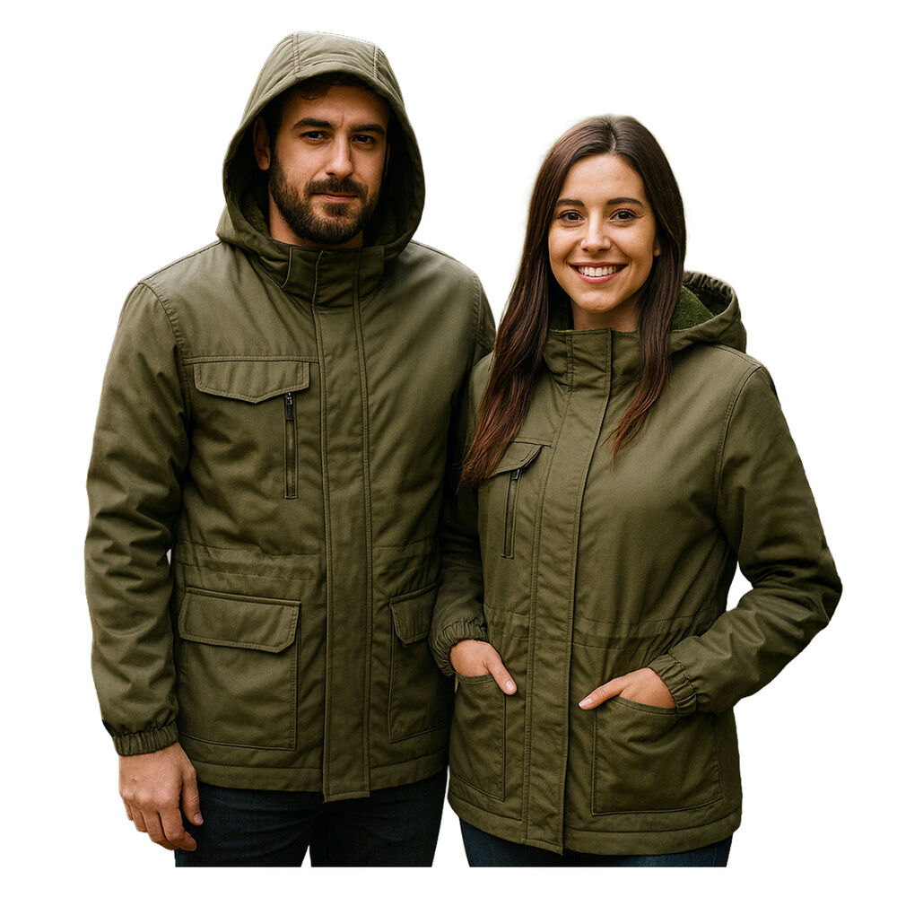 Parka Forro Peluche Gorro Desmontable Velox Unisex image number 0.0