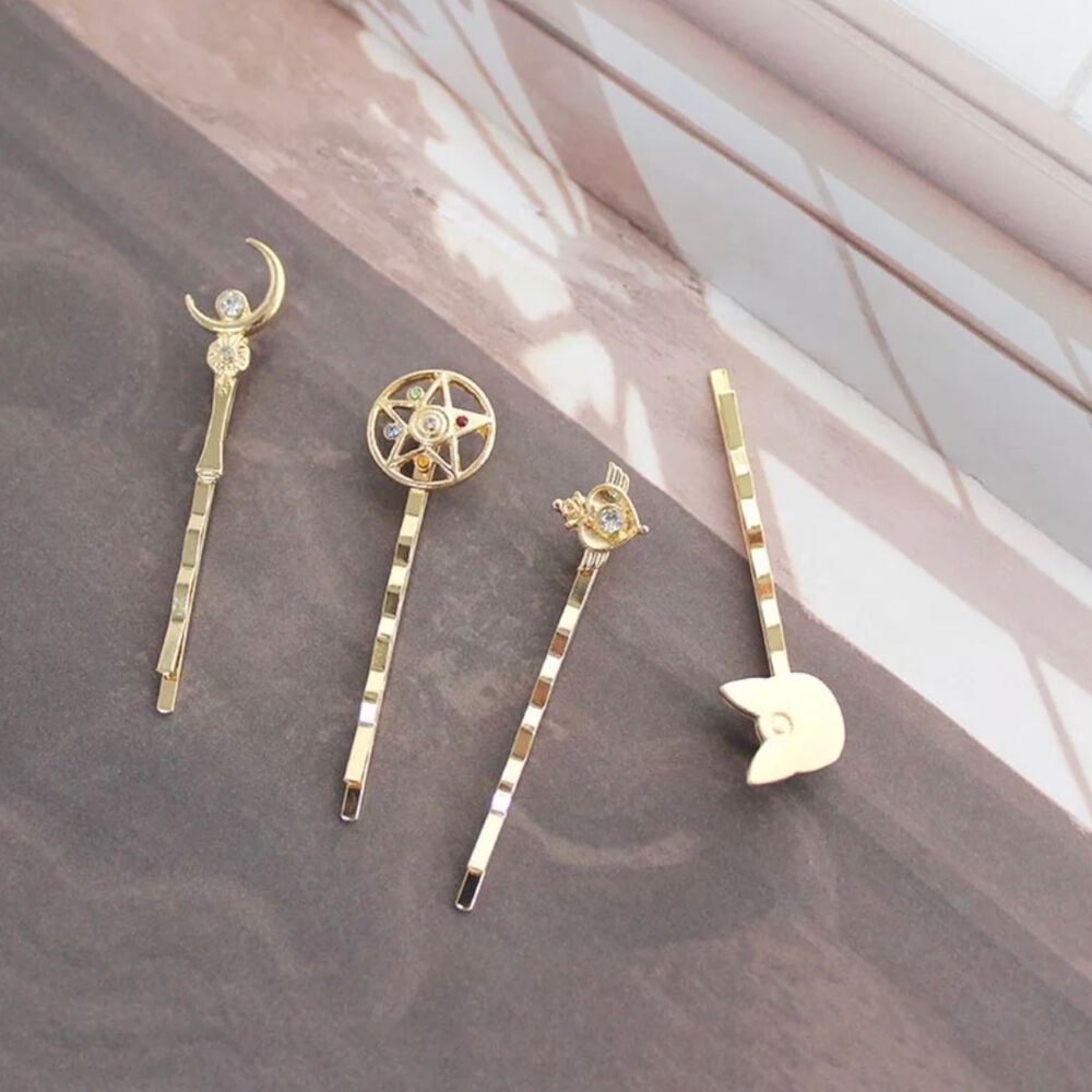 Set Pinches Horquillas Pinzas Para El Cabello Sailor Moon image number 1.0