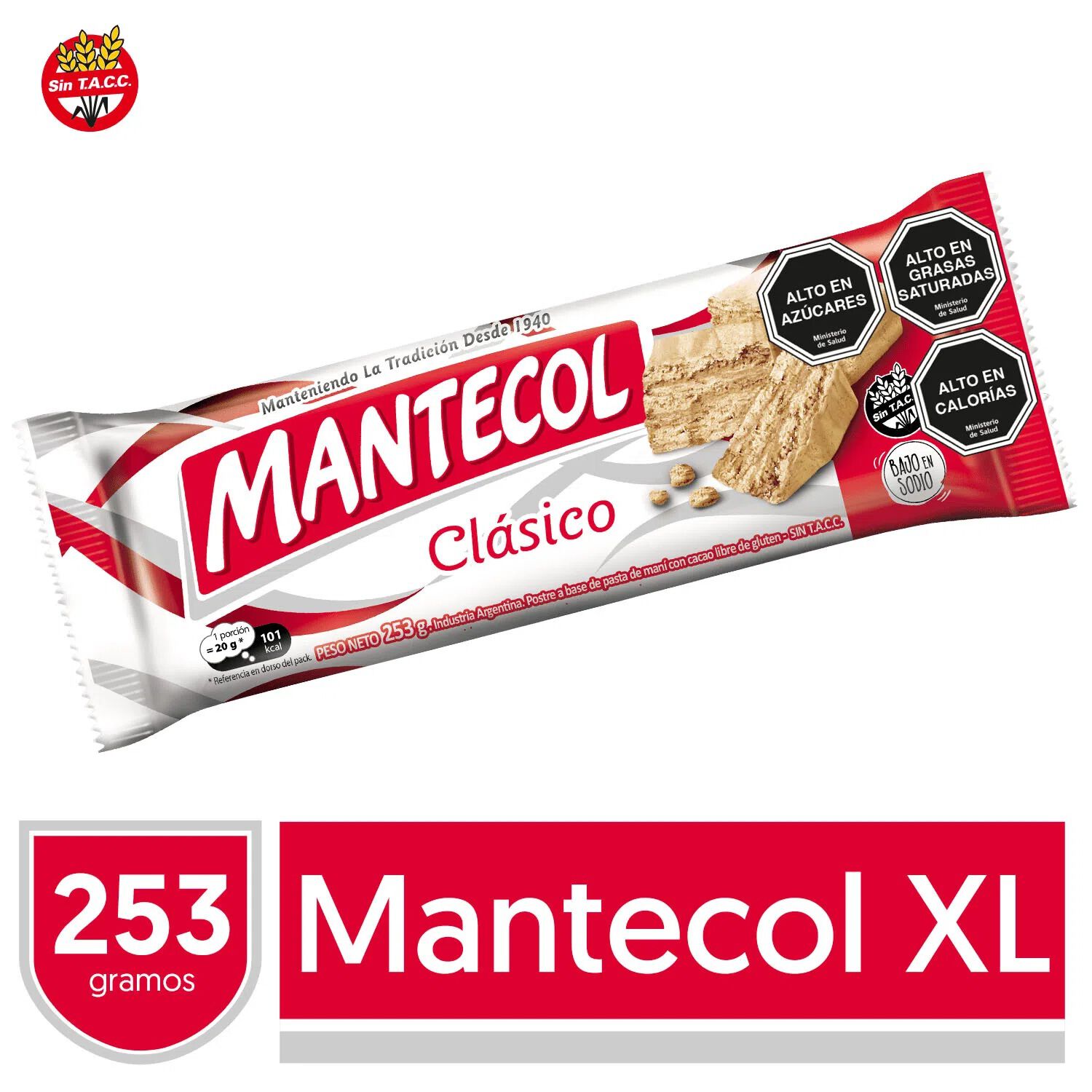 Pack X 3 Mantecol Clasico 253 G Bajo Sodio image number 1.0