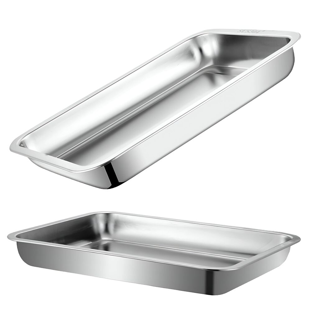 Bandeja Rectangular Profunda De Acero Para Horno 45x35 Cm image number 1.0