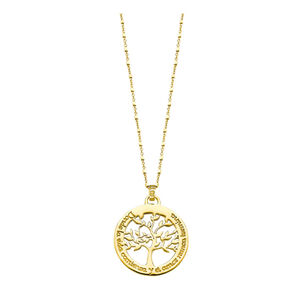 Collar Lp1641-1/2 Lotus Silver Mujer Tree Of Life