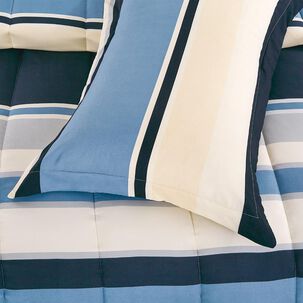 Plumon Andes Franjas Azul