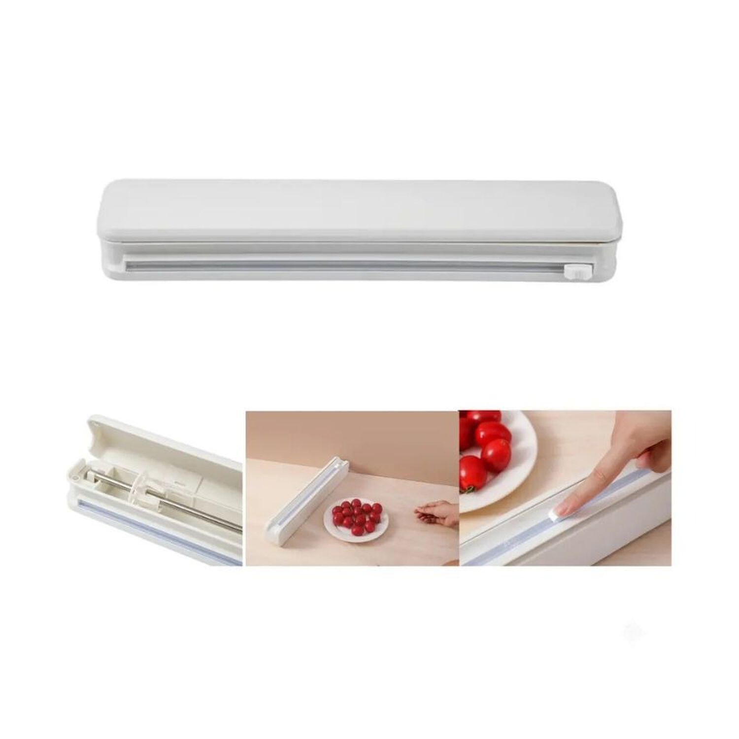 Dispensador De Alusa Plastic Film Con Cortador Deslizante image number 3.0