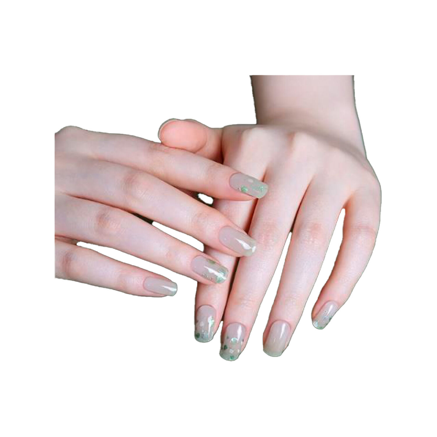 U&ntilde;as Sticker Efecto Gel Tiolla Mix Green image number 1.0