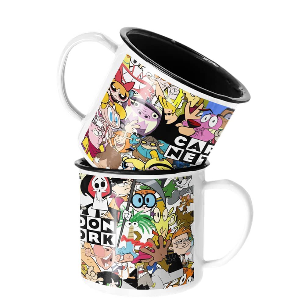 Taza Enlozada Lechera Cartoon Network Monitos Animados image number 0.0