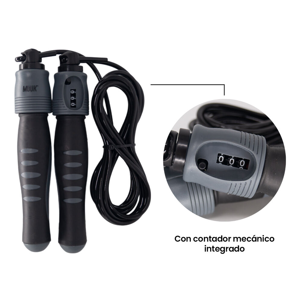 Cuerda De Saltar Muuk Con Contador Mec&aacute;nico image number 5.0