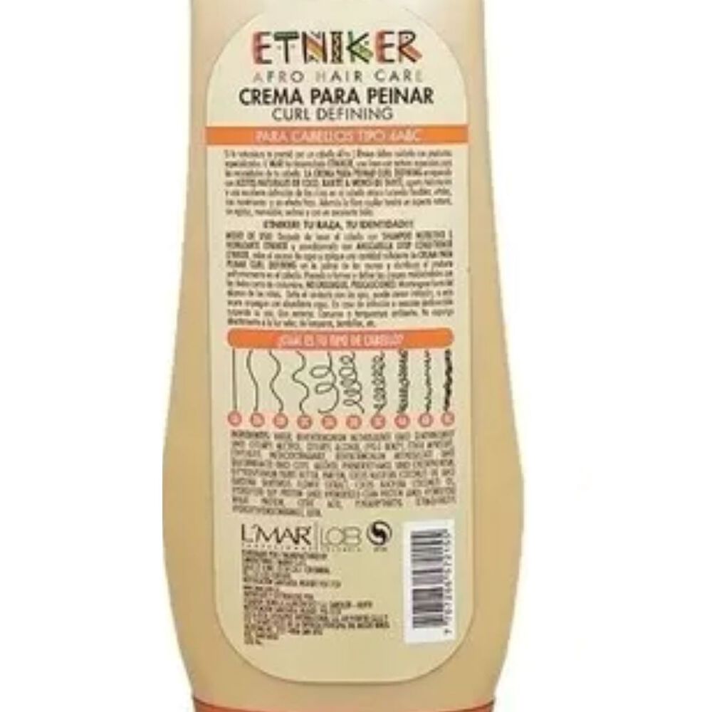 Crema Para Peinar Curl Definning Etniker 290 Ml image number 1.0