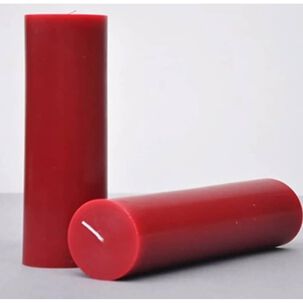 Pack De 2 Velas 15 X5 Cm Rojas