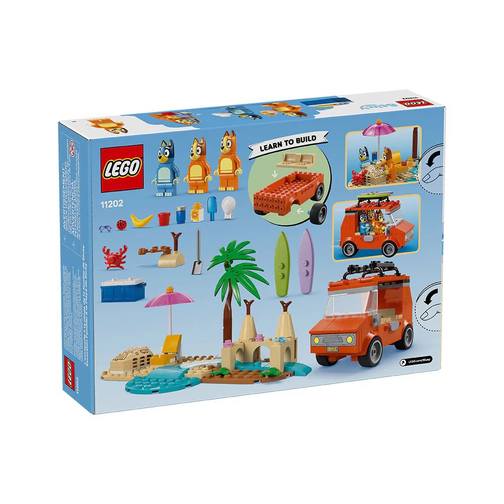 Lego Bluey - Excursi&oacute;n Familiar A La Playa De Bluey - 11202 image number 10.0