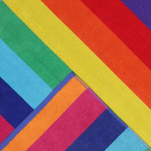 Toalla De Playa Casaideal Arcoiris / 80 X 160 Cm