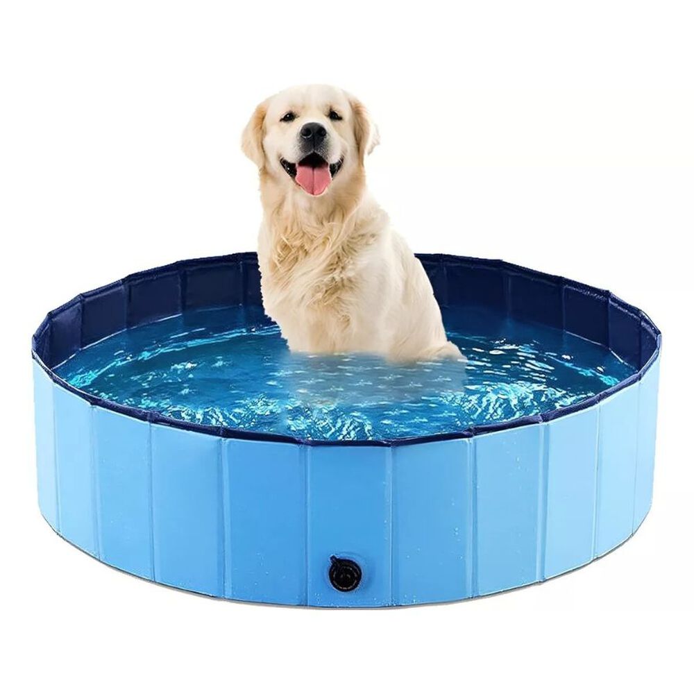 Piscina Plegable Para Perros Mascotas Piscina Verano 80x20cm image number 1.0