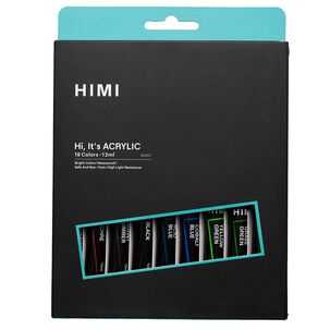 Tubos De Pintura Acrílica Himi, 12ml/18colores