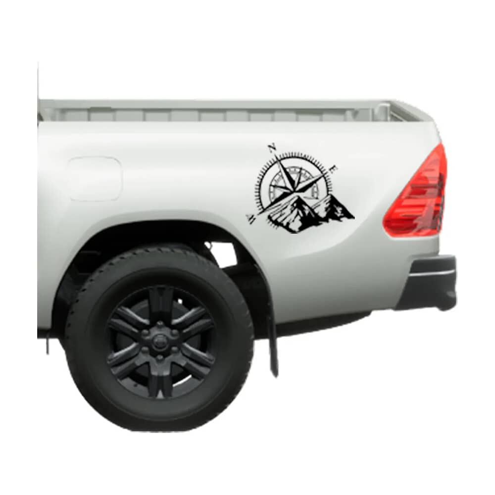 Sticker Adhesivo Duradero Y Resistente Al Agua Br&uacute;jula image number 0.0