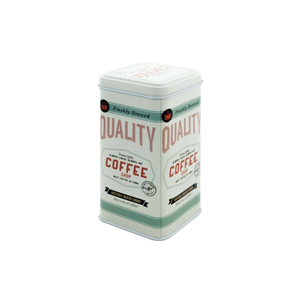 C&aacute;nister Metal Blanco Quality image number 1.0