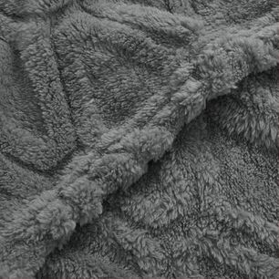 Frazada Sherpa Azhome Jacquard / 2 Plazas
