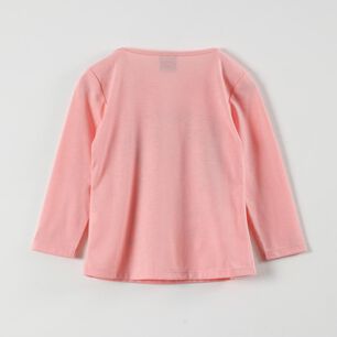 Polera Manga Larga Bebe Ni&ntilde;a Mesa Minnie