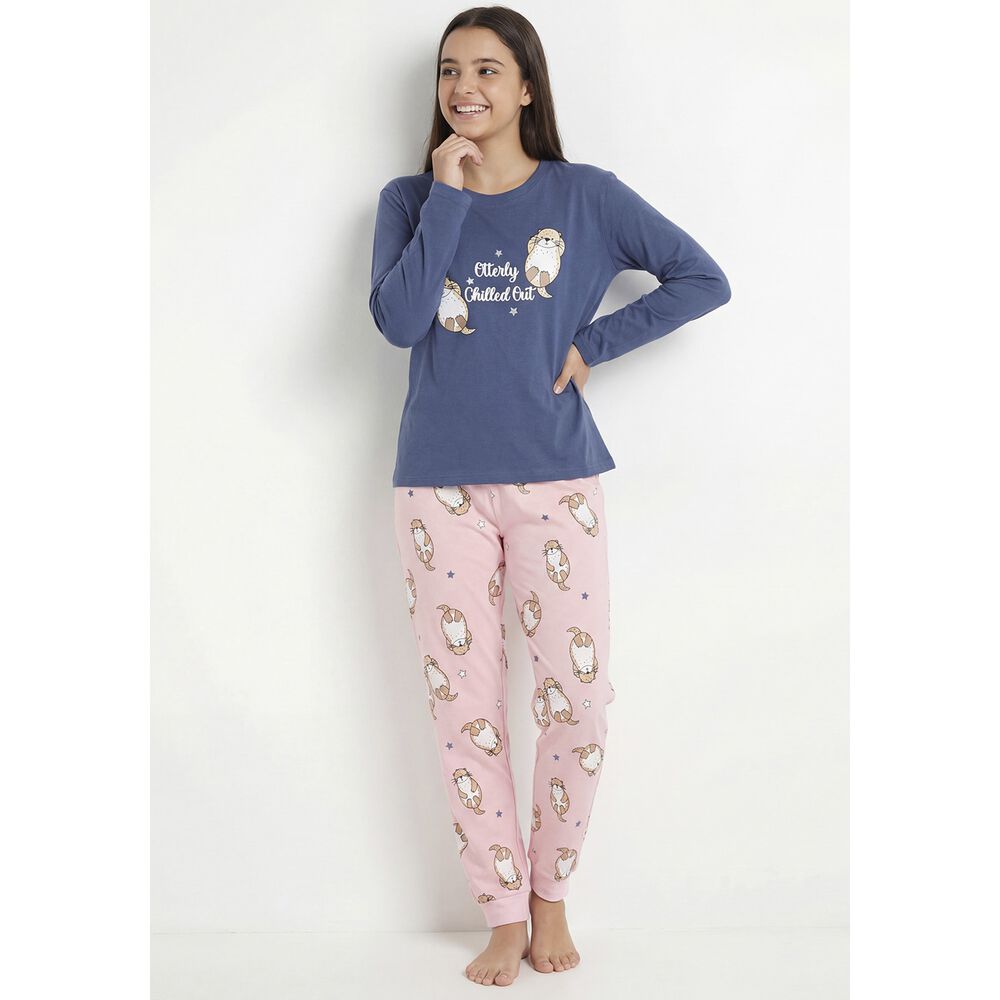 Pijama Teens Ni&ntilde;a Algod&oacute;n 65.1623m image number 0.0