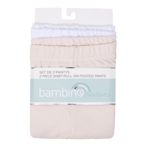 Set 2 Pantys Blanco Flores Ni&ntilde;a 9 - 12 Meses