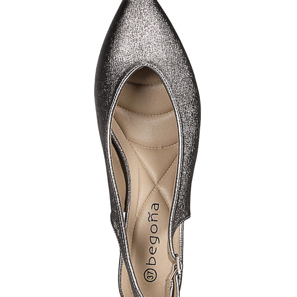 Zapato Yvonne Plateado image number 5.0