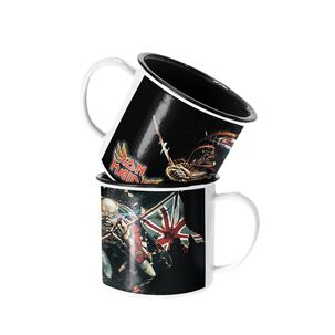 Taza Enlozada Lechera Iron Maiden Clasico