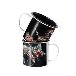 Taza Enlozada Lechera Iron Maiden Clasico
